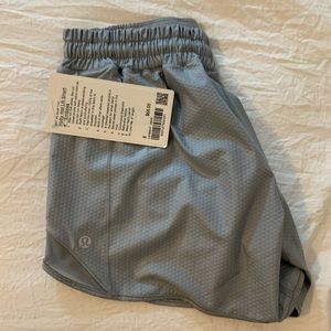 lululemon shorts emboss rhino gray size 8